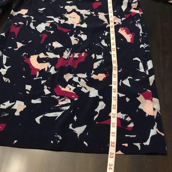 Banana Republic Abstract Print Shift Mini Dress Size XS - Picture 12 of 13